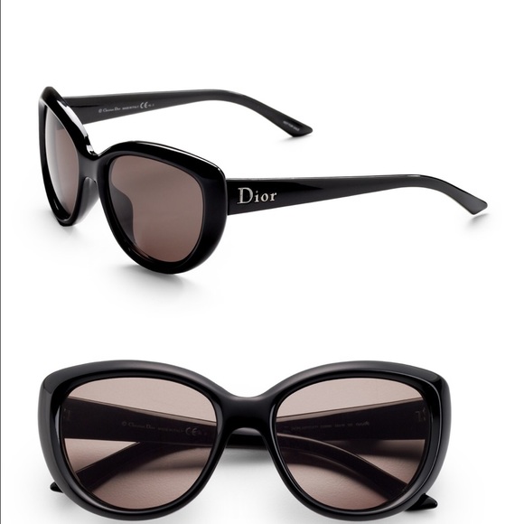 { Dior } Lady Cat 1 Cat Eye Black Sunglasses - Picture 4 of 4